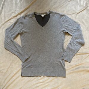 Ann Taylor Sweater Womens M  Gray & Charcoal  Pullover